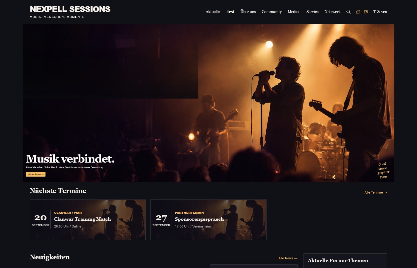nexpell Sessions