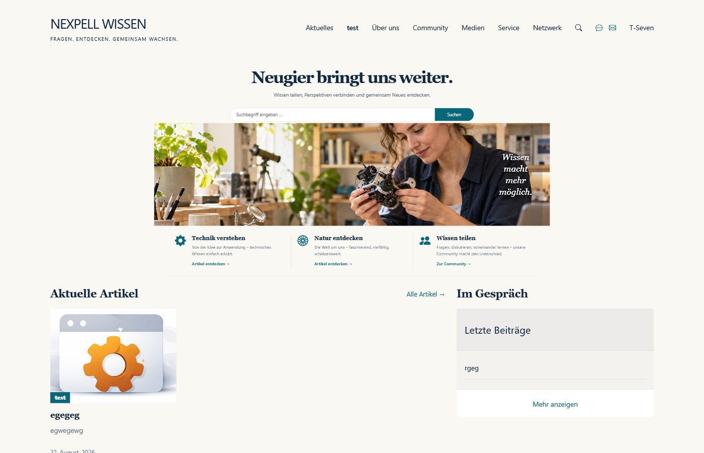 nexpell Wissen